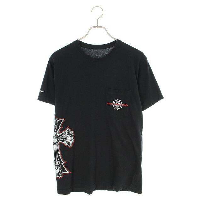 クロムハーツ GNR+CH-SS スカルクロスバックプリントTシャツ メンズ M