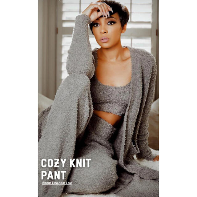 返品交換不可 キアラ着用カラー SKIMS Cozy Knit Tank 新品タグ付 即発