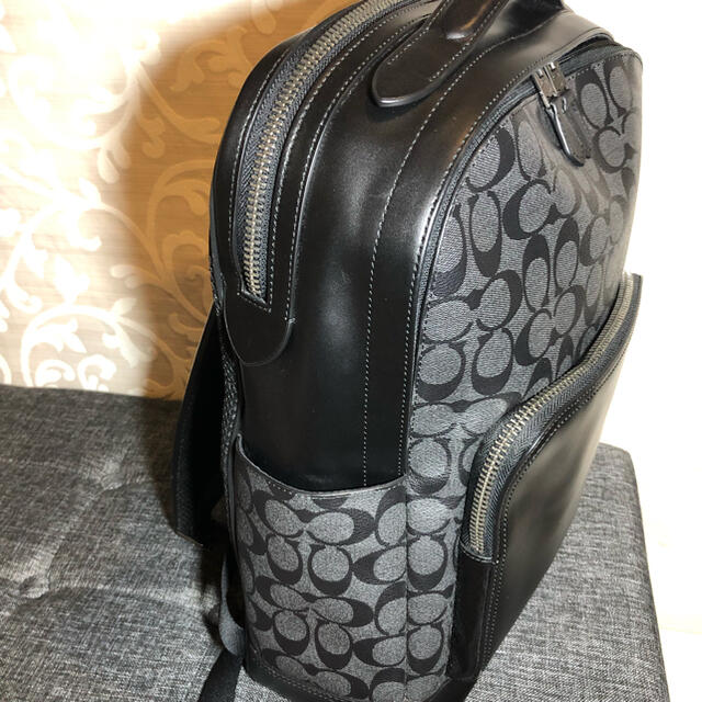 美品】コーチ COACH シグネチャー リュック バッグパックF38755