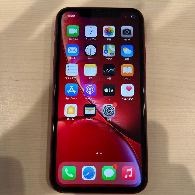 ★値下げ★ Apple iPhoneXR 128GB レッド　SIMフリー