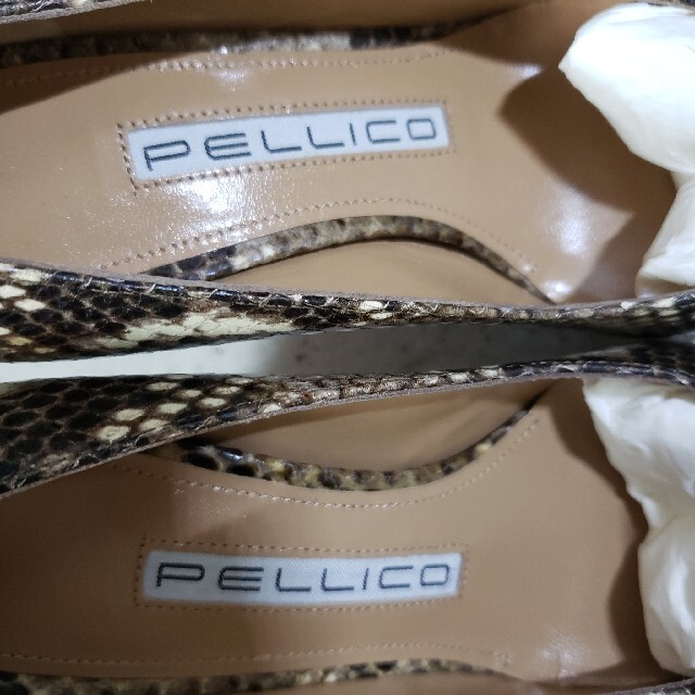 PELLICO(ペリーコ)の未使用 PELLICO/ペリーコ ANDREA 65SC パンプス パイソン レディースの靴/シューズ(ハイヒール/パンプス)の商品写真