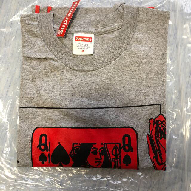 Supreme(シュプリーム)の新品未着用　SUPREME QUEEN TEE M HEATHER GREY メンズのトップス(Tシャツ/カットソー(半袖/袖なし))の商品写真