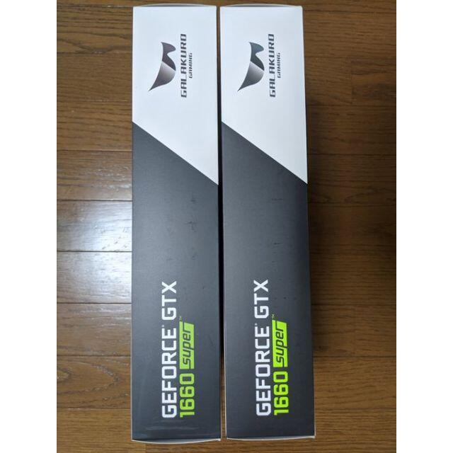 2個 新品 玄人志向 NVIDIA GeForce GTX 1660Superスマホ/家電/カメラ