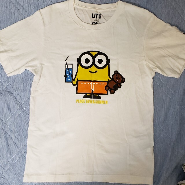 UNIQLO(ユニクロ)のユニクロ Tシャツ メンズXS ミニオン ボブ ティム UT ホワイト メンズのトップス(Tシャツ/カットソー(半袖/袖なし))の商品写真