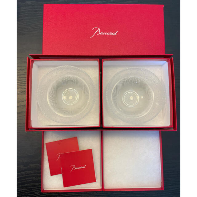 Baccarat バカラ アラベスク スモールボウル 2点セット Baccarat バカラ アラベスク スモールボウル 2点セット
