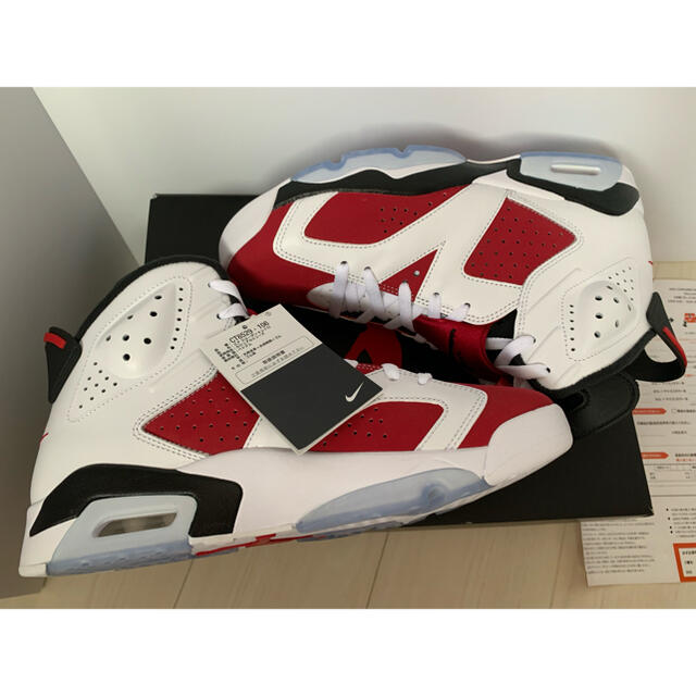 NIKE(ナイキ)の28cm NIKE AIR JORDAN 6 RETRO Carmine メンズの靴/シューズ(スニーカー)の商品写真