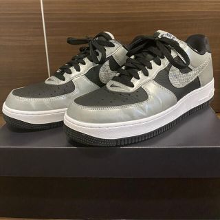 ナイキ(NIKE)のNIKE AIRFORCE1 silver snake 黒蛇　27.5(スニーカー)