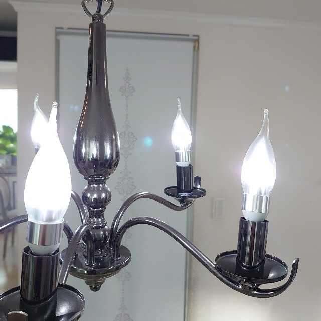 Francfranc - フランフラン シャンデリア 照明 LED電球5灯付 Francfranc - フランフラン シャンデリア 照明 LED電球5灯付