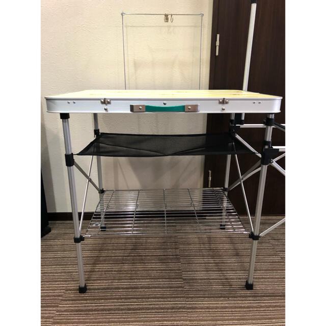 廃番 コールマン コンパクトキッチンテーブル Coleman オールインワン-