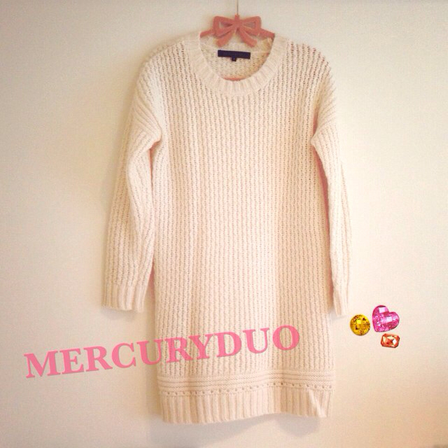 MERCURYDUO(マーキュリーデュオ)のMERCURYDUO✨ロングニット未使用 レディースのトップス(ニット/セーター)の商品写真