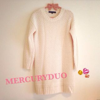 マーキュリーデュオ(MERCURYDUO)のMERCURYDUO✨ロングニット未使用(ニット/セーター)