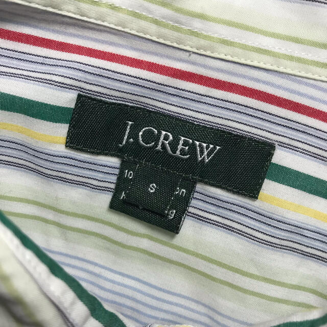 J.Crew(ジェイクルー)の【希少】ジェイクルー J.CREW シャツ 半袖 ストライプ S マルチカラー メンズのトップス(シャツ)の商品写真