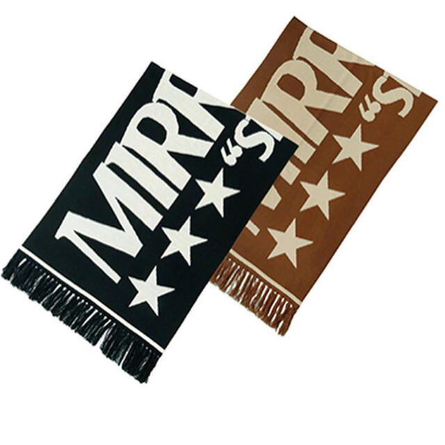 [新品]MIRROR9★Logo stole muffler/BR 1