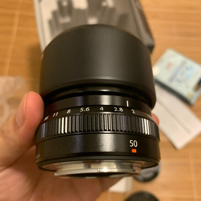 富士フイルム(フジフイルム)のFujifilm XF50mm f2 スマホ/家電/カメラのカメラ(レンズ(単焦点))の商品写真