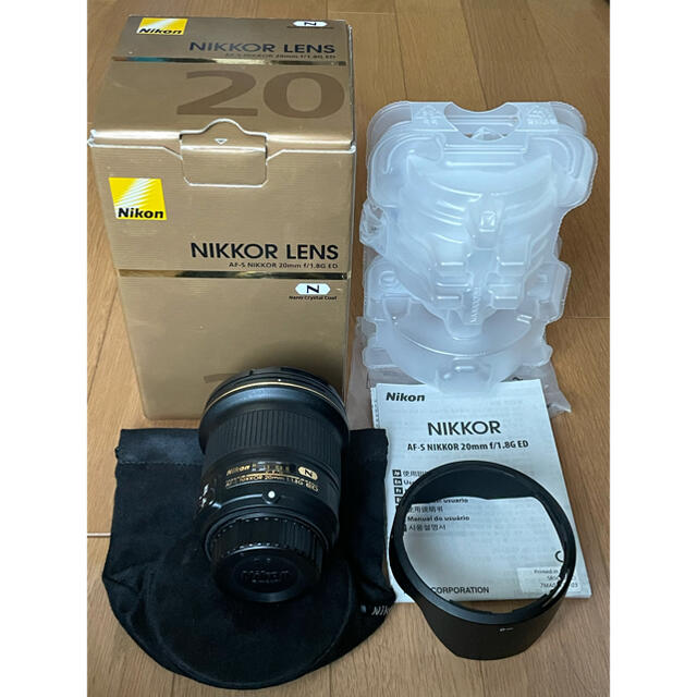 Nikon(ニコン)のNIKON AF-S NIKKOR 20MM F/1.8G ED スマホ/家電/カメラのカメラ(レンズ(単焦点))の商品写真