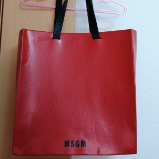 MSGM - 美品☆値下げ価格☆MSGM☆真っ赤なトートバッグ☆オマケ付の ...