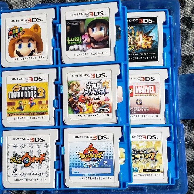 Nintendo3DSのカセット