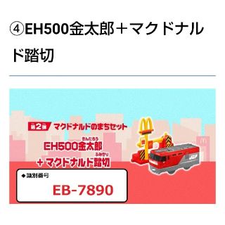 マクドナルド(マクドナルド)の未開封新品　マクドナルド　ハッピーセット　プラレール　金太郎(模型/プラモデル)