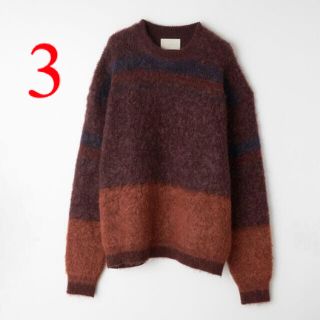 3 yoke 21aw Rothko Border Crew Neck(ニット/セーター)