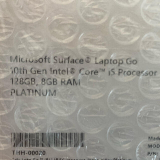 新品大得価 Microsoft - Surface Laptop Go THH-00020 プラチナ i5の通販 by たー's shop｜マイクロソフトならラクマ 2022定番