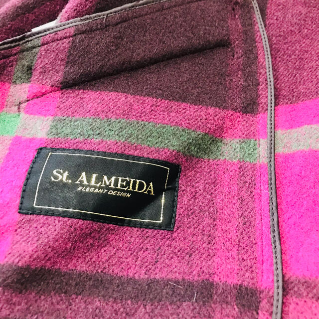 St.ALMEIDA セントアルメイダ スタンドカラーコート ラムウールコート レディースのジャケット/アウター(ロングコート)の商品写真