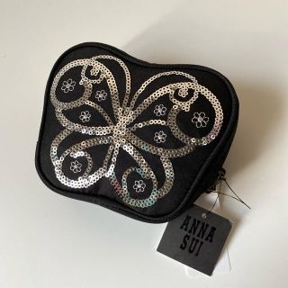 アナスイ(ANNA SUI)のアナスイ 蝶々 バタフライポーチ付き エコバッグ 折り畳みバッグ(エコバッグ)