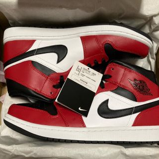 ナイキ(NIKE)のNIKE AIR JORDAN 1 mid Chicago ナイキ ジョーダン (スニーカー)