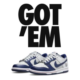 ナイキ(NIKE)のNIKE DUNK LOW GS × NBA NETS(スニーカー)