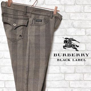 バーバリーブラックレーベル(BURBERRY BLACK LABEL)のBURBERRY BLACK LABEL バーバリー チェック柄 チノパン(チノパン)