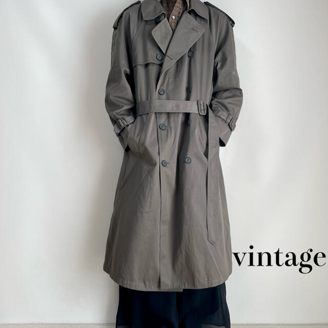 “LONDON FOG”Dark Gray trench coat