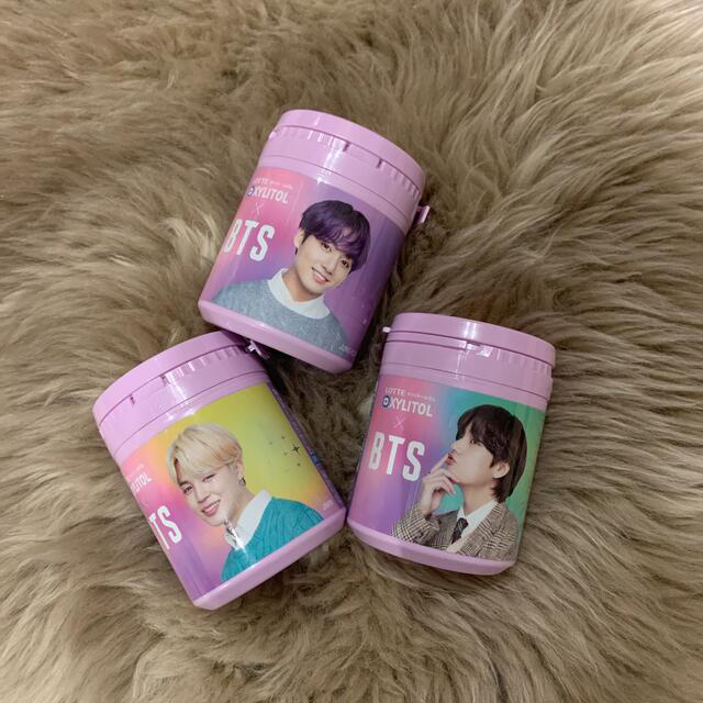 BTS 防弾少年団　XYLITOL キシリトール　ジョクグク　テテ　ジミン　3個