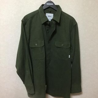 ダブルタップス(W)taps)のw⑦ カーキシャツ　ダブルタップス(シャツ)