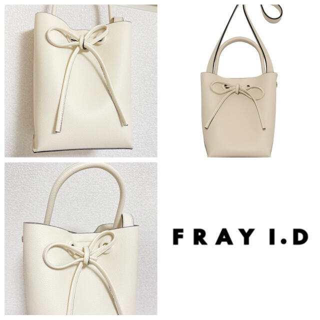 FRAY I.D(フレイアイディー)のフレイアイディー メタルハンドルリボンバッグ レディースのバッグ(ハンドバッグ)の商品写真