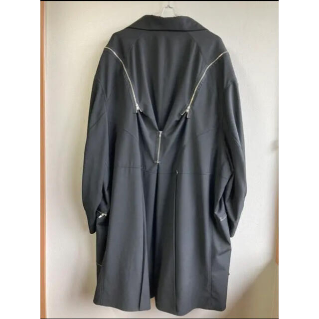 Yohji Yamamoto(ヨウジヤマモト)のALMOSTBLACK 18ss zip design  jacket メンズのジャケット/アウター(テーラードジャケット)の商品写真