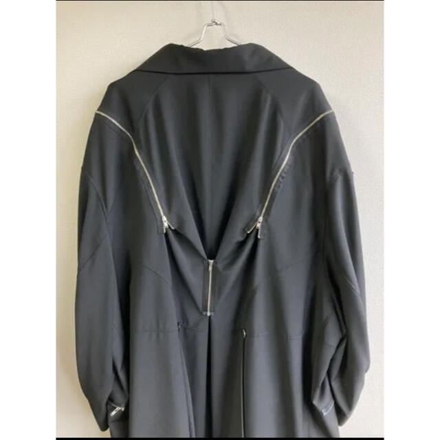 ALMOSTBLACK 18ss zip design  jacket