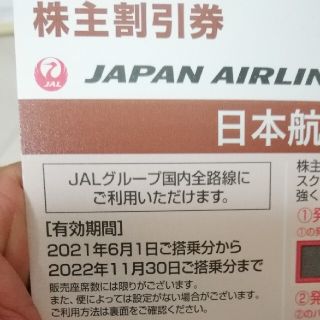 ジャル(ニホンコウクウ)(JAL(日本航空))のJAL株主優待券(その他)