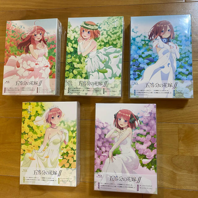 期間限定:30%OFF 五等分の花嫁 ∬ 2期 Blu-ray 五等分の花嫁1期、2期