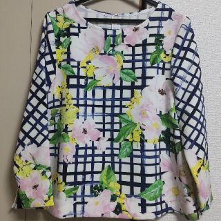 チェスティ(Chesty)の美品☆Chesty☆花柄トップス(カットソー(長袖/七分))