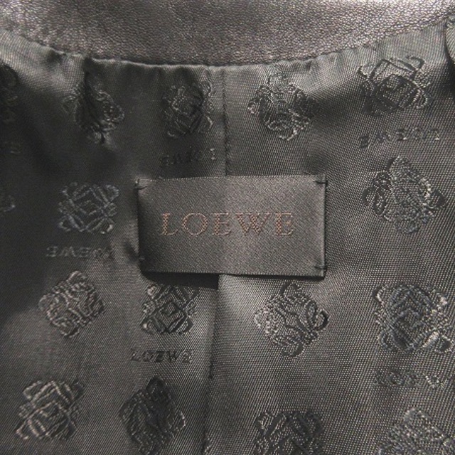 ロエベ LOEWE ジャケット テーラード レザー 羊革 本革 2B ロエベ LOEWE ジャケット テーラード レザー 羊革 本革 2B