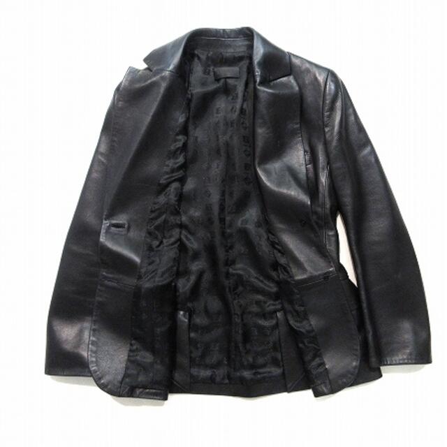 ロエベ LOEWE ジャケット テーラード レザー 羊革 本革 2B ロエベ LOEWE ジャケット テーラード レザー 羊革 本革 2B