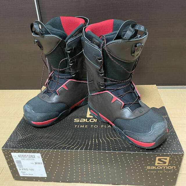 SALOMON(サロモン)の値下げ　サロモン  シナプスJP WIDE ブラウン　27.5cm スポーツ/アウトドアのスノーボード(ブーツ)の商品写真