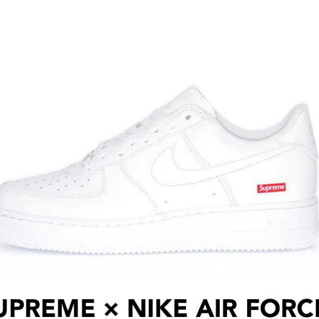 ナイキ エアフォース1 ロー SUPREME NIKE シュプリーム 白 AF1 売れ筋