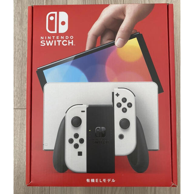Nintendo Switch(ニンテンドースイッチ)のNintendo Switch 有機ELモデル　ホワイト エンタメ/ホビーのゲームソフト/ゲーム機本体(家庭用ゲーム機本体)の商品写真
