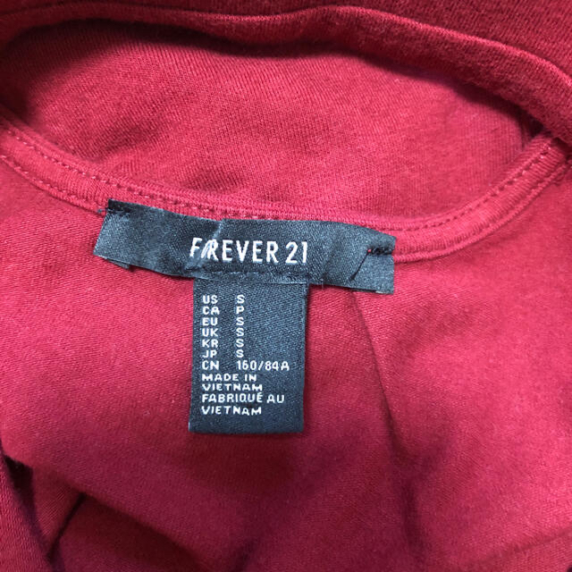 FOREVER 21(フォーエバートゥエンティーワン)の新品！forever21膝丈ワンピ size:S レディースのワンピース(ひざ丈ワンピース)の商品写真