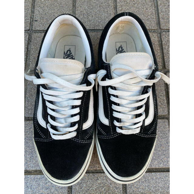 VANS(ヴァンズ)のバンズ オールド スクール 白べろ メンズの靴/シューズ(スニーカー)の商品写真