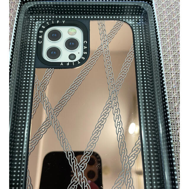 iPhone(アイフォーン)のCASETiFY ミラーケース Chain Tapes  iPhone12Pro スマホ/家電/カメラのスマホアクセサリー(iPhoneケース)の商品写真