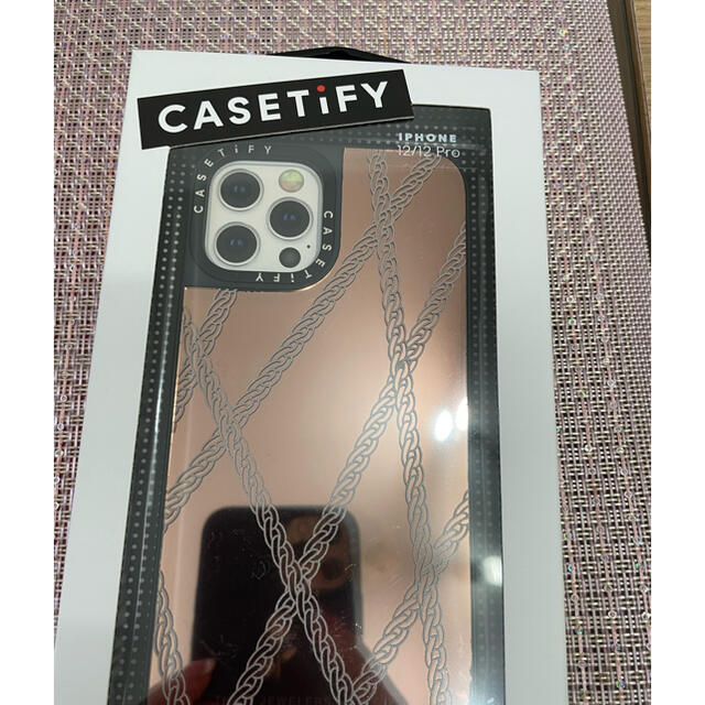 iPhone(アイフォーン)のCASETiFY ミラーケース Chain Tapes  iPhone12Pro スマホ/家電/カメラのスマホアクセサリー(iPhoneケース)の商品写真