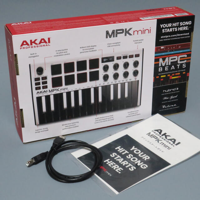 Akai Professional MPK mini mk3 – 25鍵 楽器のDTM/DAW(MIDIコントローラー)の商品写真