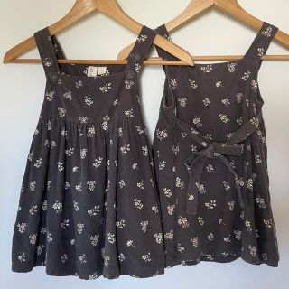 キャラメルベビー&チャイルド(Caramel baby&child )のlittle cotton clothes コーデュロイワンピース(ワンピース)