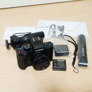 パナソニック(Panasonic)のLUMIX DC-G100v 美品　2021年2月購入　おまけ付き　(ミラーレス一眼)